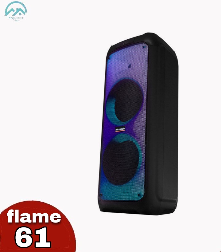 اسپیکر شارژی میکرولب مدل flame 61